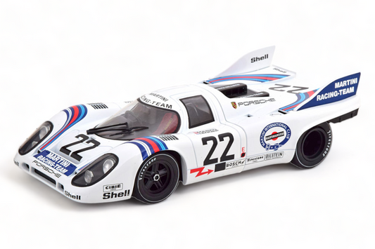 KK Scale Porsche 917 K #22 Martini Racing Winner Le Mans 1971 White 1:18
