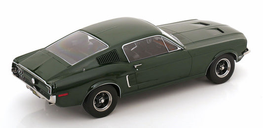 KK Scale 1968 Ford Mustang GT Fastback "Bullitt" Dark Green 1:18