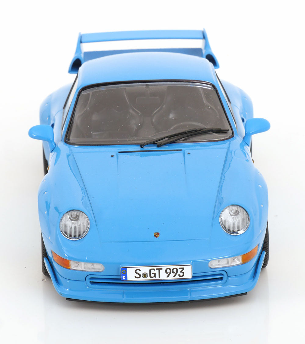 KK Scale Porsche 911 993 GT2 ブルー KK Scale 1996 Porsche 911 993 GT2 w/ Speedline Wheels Riviera Blue