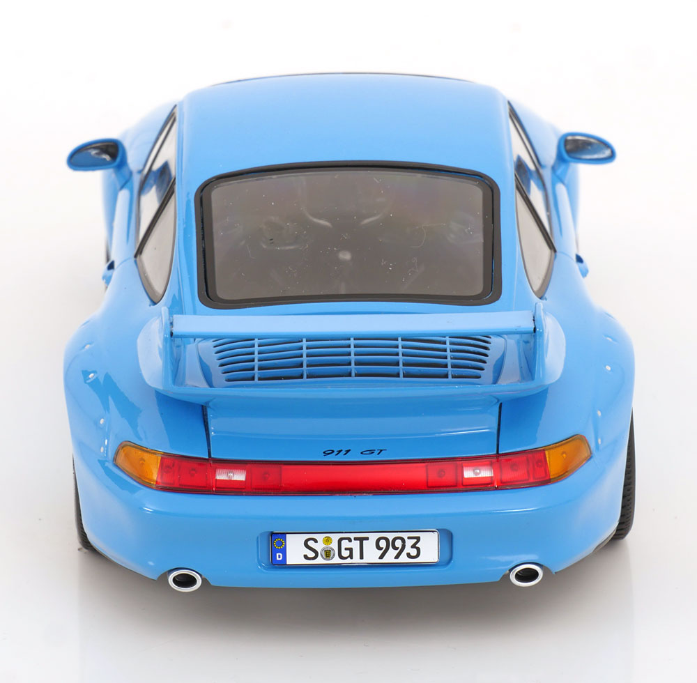 KK Scale Porsche 911 993 GT2 ブルー KK Scale 1996 Porsche 911 993 GT2 w/ Speedline Wheels Riviera Blue