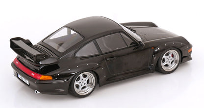 KK Scale 1996 Porsche 911 993 GT2 w/ Speedline Wheels Black 1:18