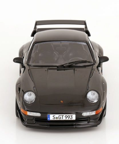 KK Scale 1996 Porsche 911 993 GT2 w/ Speedline Wheels Black 1:18