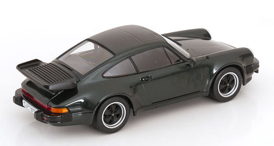 KK Scale 1977 Porsche 911 930 Turbo 3.3 Dark Green Metallic 1:18