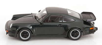 KK Scale 1977 Porsche 911 930 Turbo 3.3 Dark Green Metallic 1:18