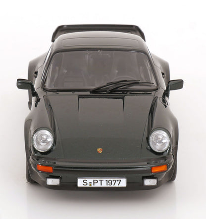 KK Scale 1977 Porsche 911 930 Turbo 3.3 Dark Green Metallic 1:18
