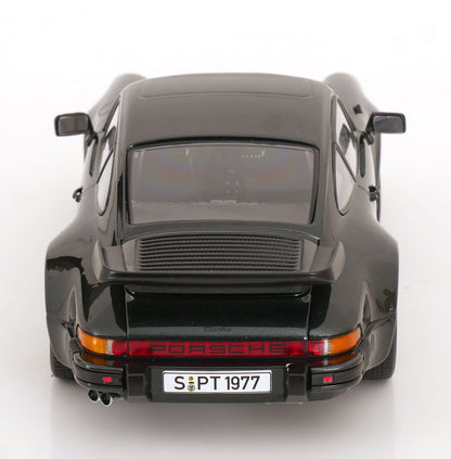 KK Scale 1977 Porsche 911 930 Turbo 3.3 Dark Green Metallic 1:18