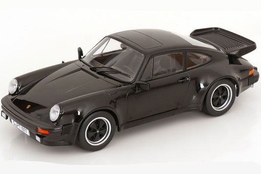 KK Scale 1977 Porsche 911 930 Turbo 3.3 Black 1:18
