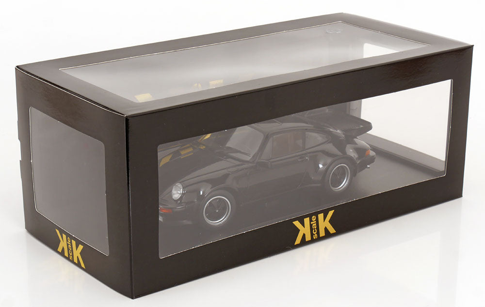 KK Scale 1977 Porsche 911 930 Turbo 3.3 Black 1:18