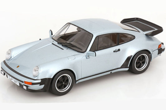 KK Scale 1977 Porsche 911 930 Turbo 3.3 Silver Metallic 1:18