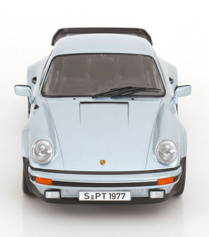 KK Scale 1977 Porsche 911 930 Turbo 3.3 Silver Metallic 1:18
