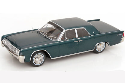 KK Scale 1963 Lincoln Continental Sedan "Matrix" Films Green Metallic 1:18