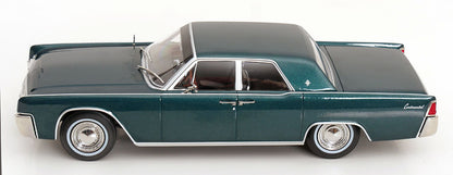 KK Scale 1963 Lincoln Continental Sedan "Matrix" Films Green Metallic 1:18