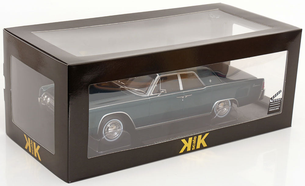 KK Scale 1963 Lincoln Continental Sedan "Matrix" Films Green Metallic 1:18