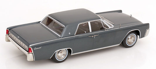 KK Scale 1963 Lincoln Continental Sedan Gray Metallic 1:18
