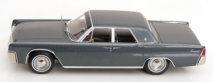 KK Scale 1963 Lincoln Continental Sedan Gray Metallic 1:18