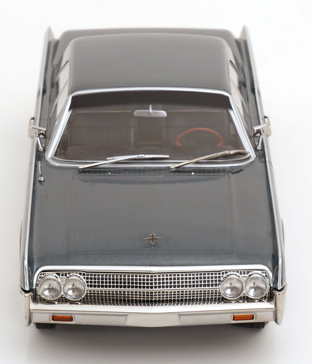KK Scale 1963 Lincoln Continental Sedan Gray Metallic 1:18