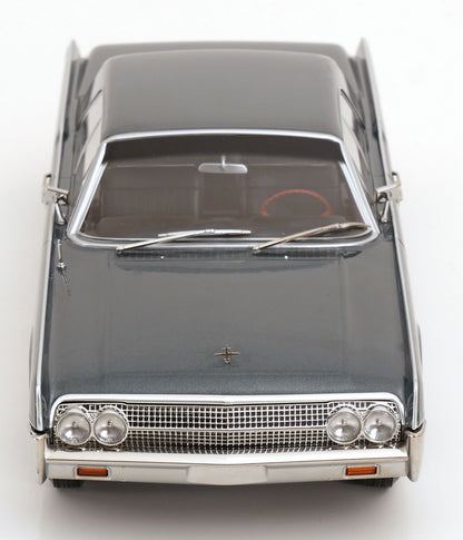 KK Scale 1963 Lincoln Continental Sedan Gray Metallic 1:18