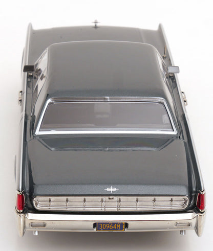 KK Scale 1963 Lincoln Continental Sedan Gray Metallic 1:18