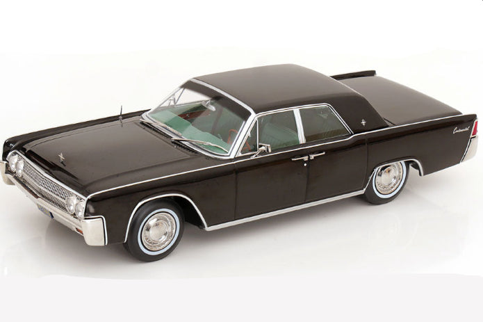 KK Scale 1963 Lincoln Continental Sedan Black 1:18