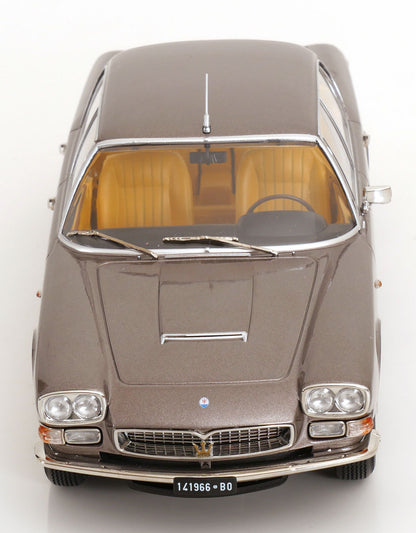 KK Scale 1965 Maserati Quattroporte I Grey Metallic 1:18