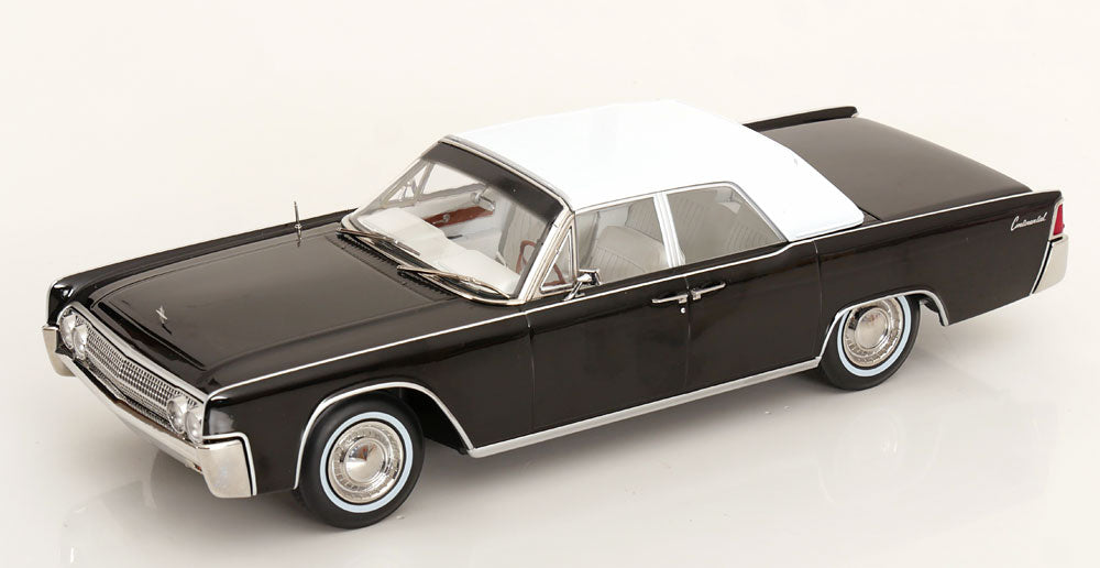 KK Scale 1963 Lincoln Continental Convertible "Bad Boys" Black 1:18