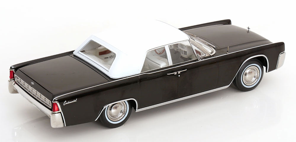 KK Scale 1963 Lincoln Continental Convertible "Bad Boys" Black 1:18