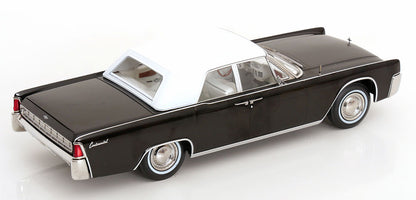 KK Scale 1963 Lincoln Continental Convertible "Bad Boys" Black 1:18