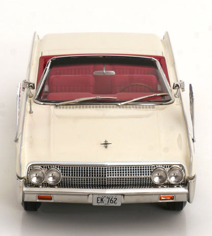 KK Scale 1963 Lincoln Continental Convertible JFK White 1:18
