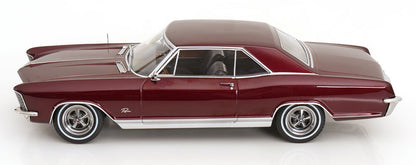 KK Scale 1965 Buick Riviera Dark Red Metallic 1:18