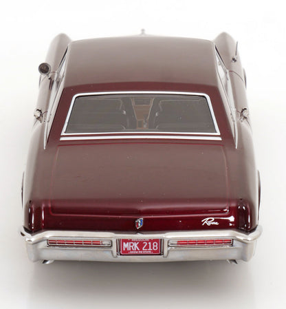 KK Scale 1965 Buick Riviera Dark Red Metallic 1:18