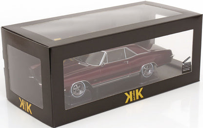 KK Scale 1965 Buick Riviera Dark Red Metallic 1:18