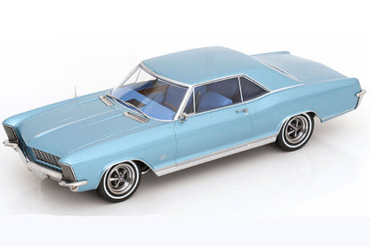 KK Scale 1965 Buick Riviera Light Blue Metallic 1:18