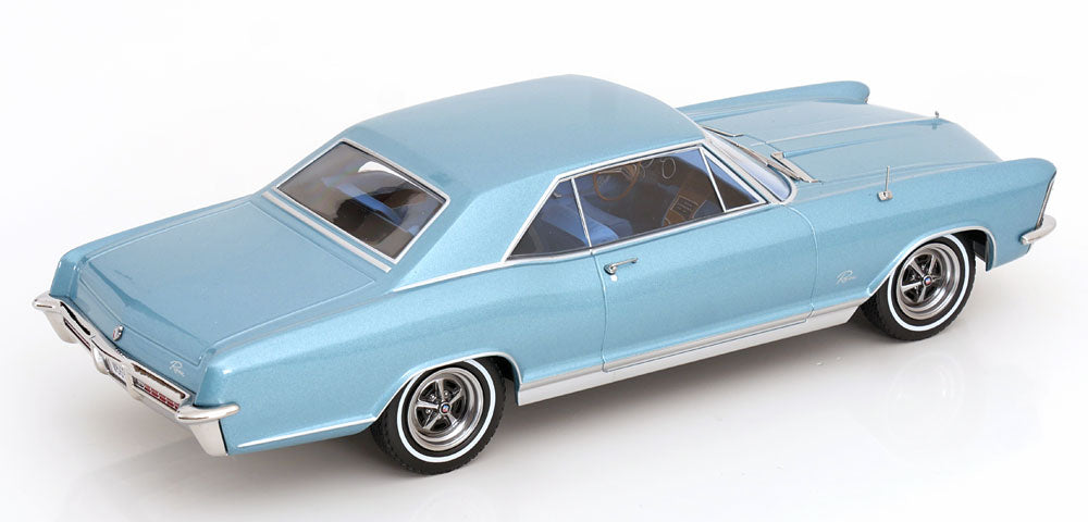 KK Scale 1965 Buick Riviera Light Blue Metallic 1:18