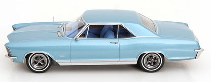 KK Scale 1965 Buick Riviera Light Blue Metallic 1:18