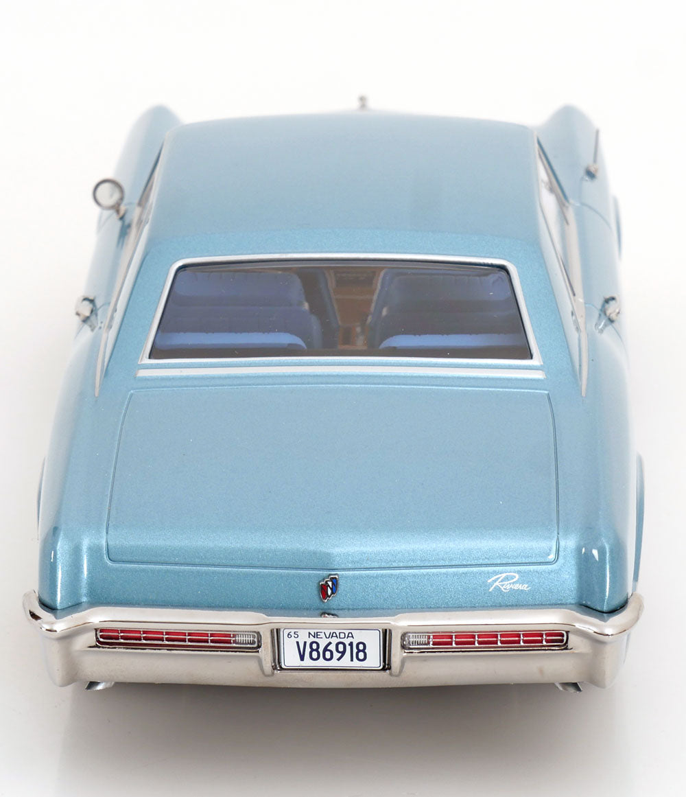 KK Scale 1965 Buick Riviera Light Blue Metallic 1:18