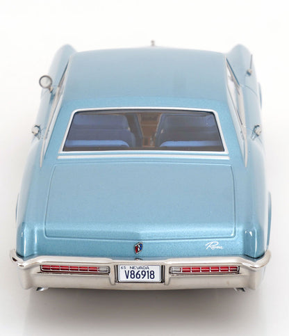 KK Scale 1965 Buick Riviera Light Blue Metallic 1:18
