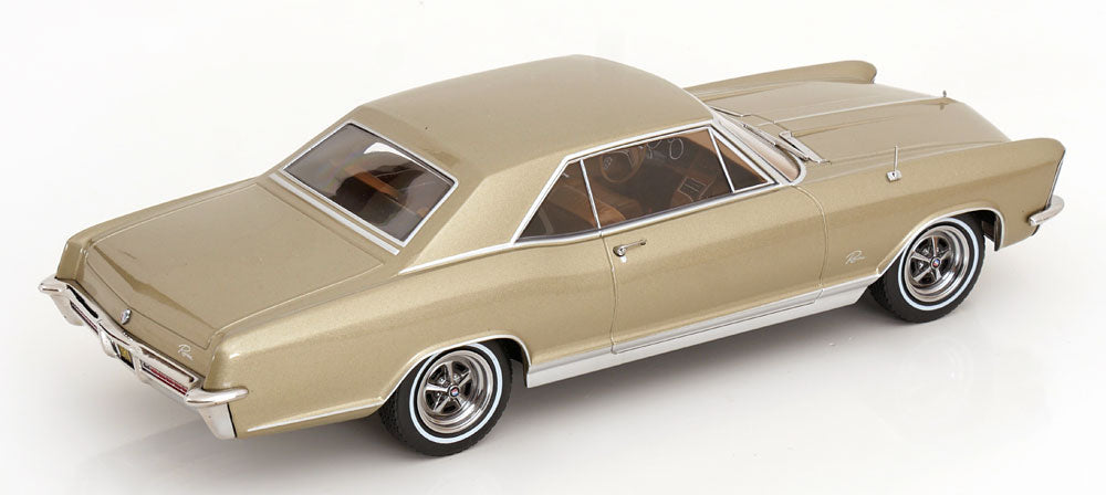 KK Scale 1965 Buick Riviera Gold Metallic 1:18