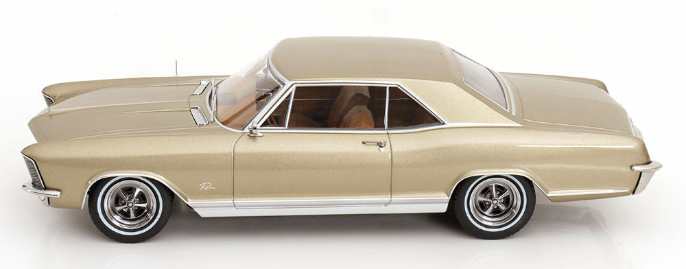 KK Scale 1965 Buick Riviera Gold Metallic 1:18
