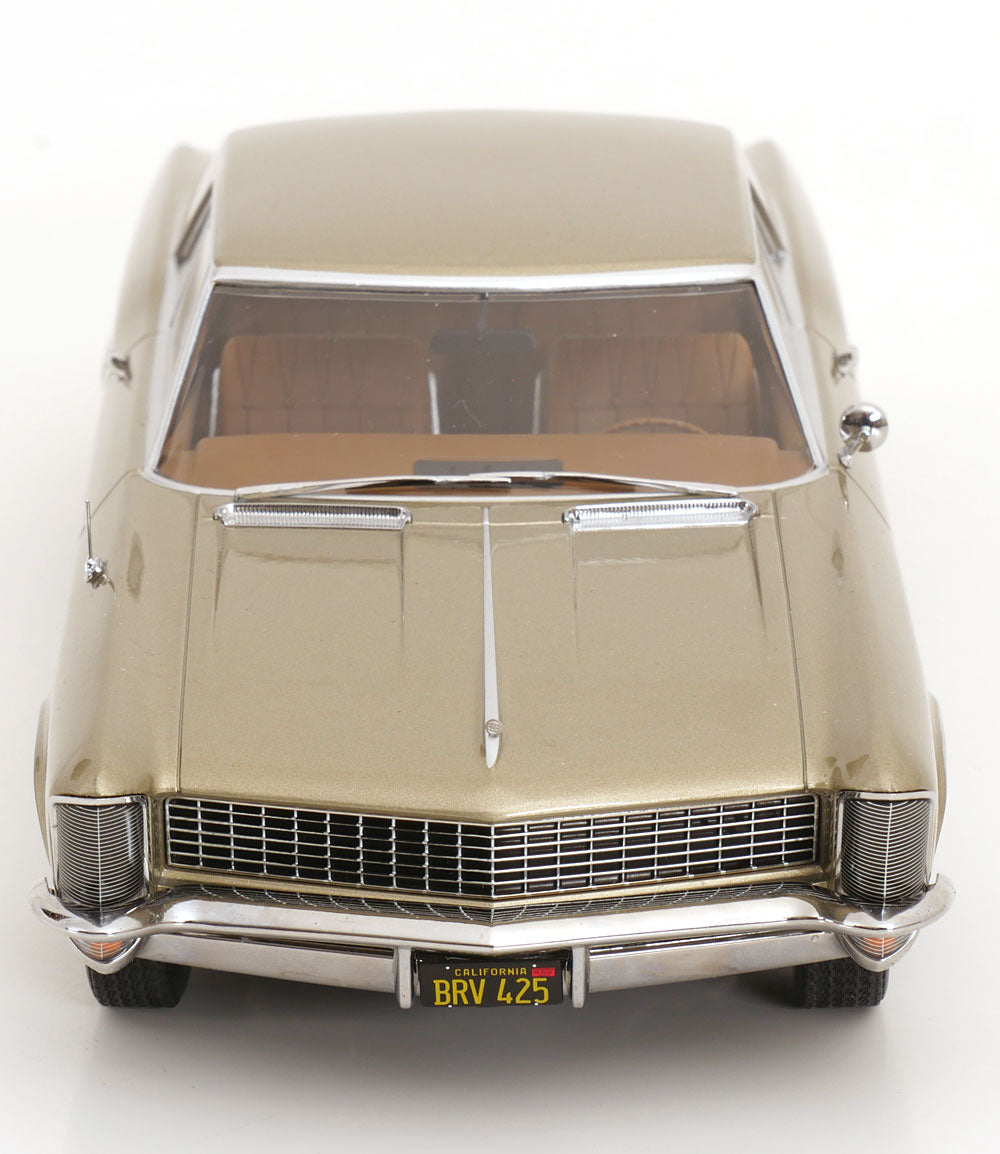 KK Scale 1965 Buick Riviera Gold Metallic 1:18