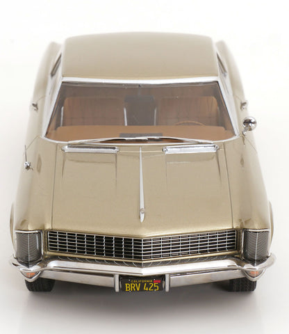 KK Scale 1965 Buick Riviera Gold Metallic 1:18