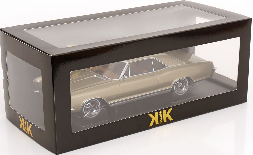 KK Scale 1965 Buick Riviera Gold Metallic 1:18