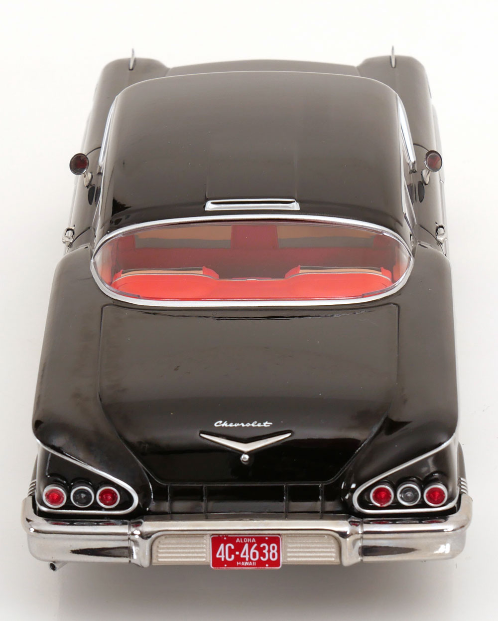 KK Scale 1958 Chevrolet Bel Air Impala Coupe Black 1:18