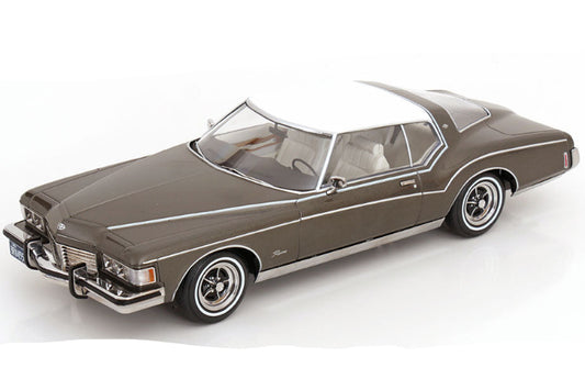 KK Scale 1973 Buick Riviera Grey Metallic 1:18