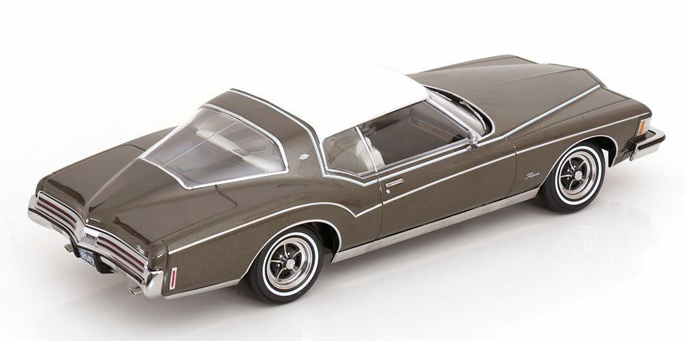 KK Scale 1973 Buick Riviera Grey Metallic 1:18