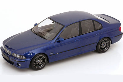 KK Scale 1998 BMW M5 (E39) Sedan Le Mans Blue Metallic 1:18