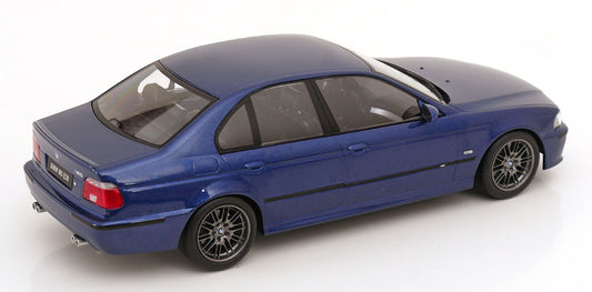 KK Scale 1998 BMW M5 (E39) Sedan Le Mans Blue Metallic 1:18