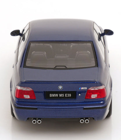 KK Scale 1998 BMW M5 (E39) Sedan Le Mans Blue Metallic 1:18