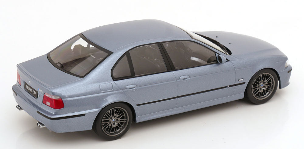 KK Scale 1998 BMW M5 (E39) Sedan Silverstone Blue Metallic 1:18