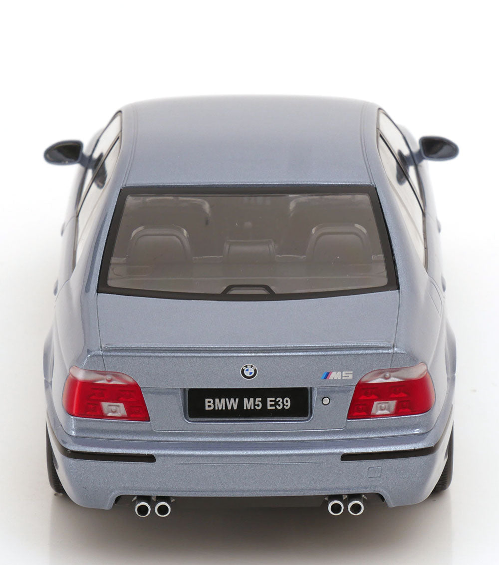 KK Scale 1998 BMW M5 (E39) Sedan Silverstone Blue Metallic 1:18