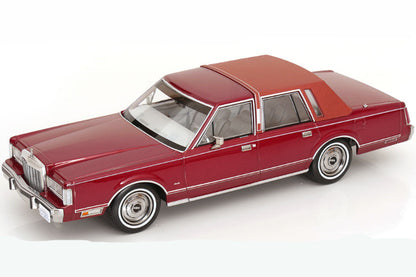 KK Scale 1985 Lincoln Town Car "Point Break" Movie Red Metallic 1:18